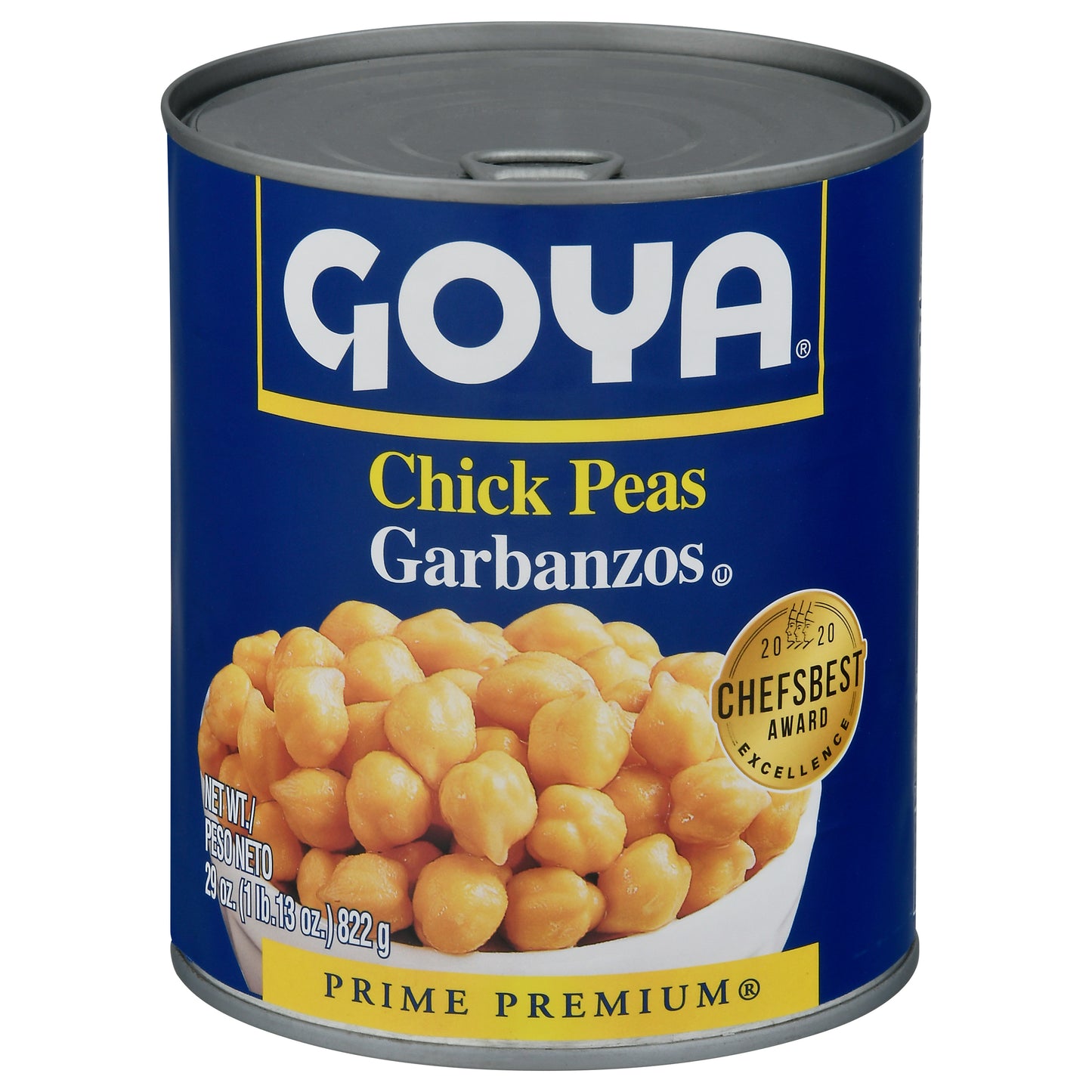 Garbanzos Goya Prime Premium de 29 onzas