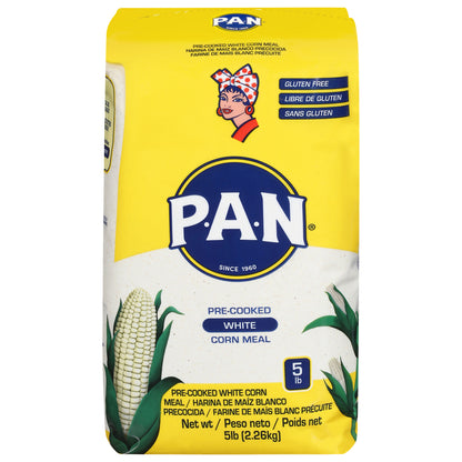 Harina de maíz blanco precocida PAN, 2,27 kg