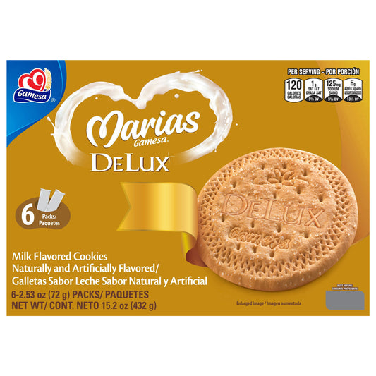 Gamesa Marias Milk Flavored Cookies 15.2 Oz 6 Count