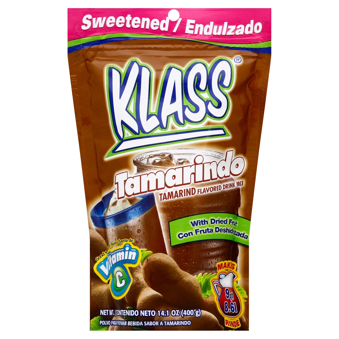 Mezcla para bebida de tamarindo Klass de 14.1 onzas