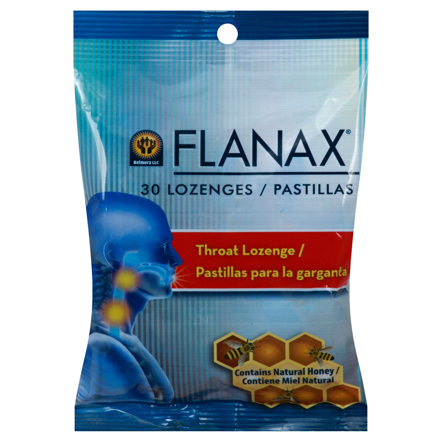 Flanax Throat Lozenge 30 ea