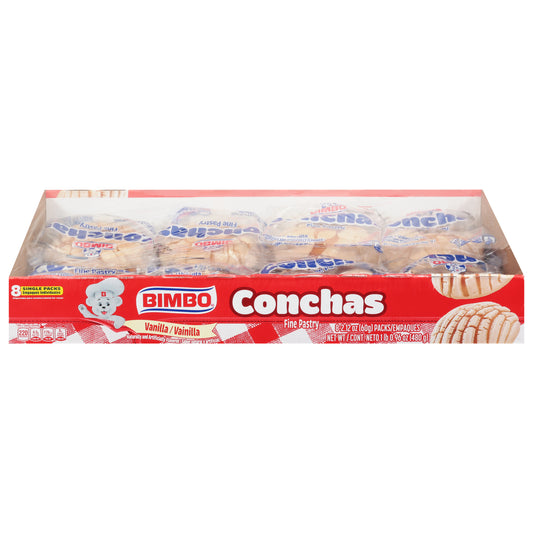 Bimbo Conchas de Vainilla 8 - Paquetes de 2.12 oz
