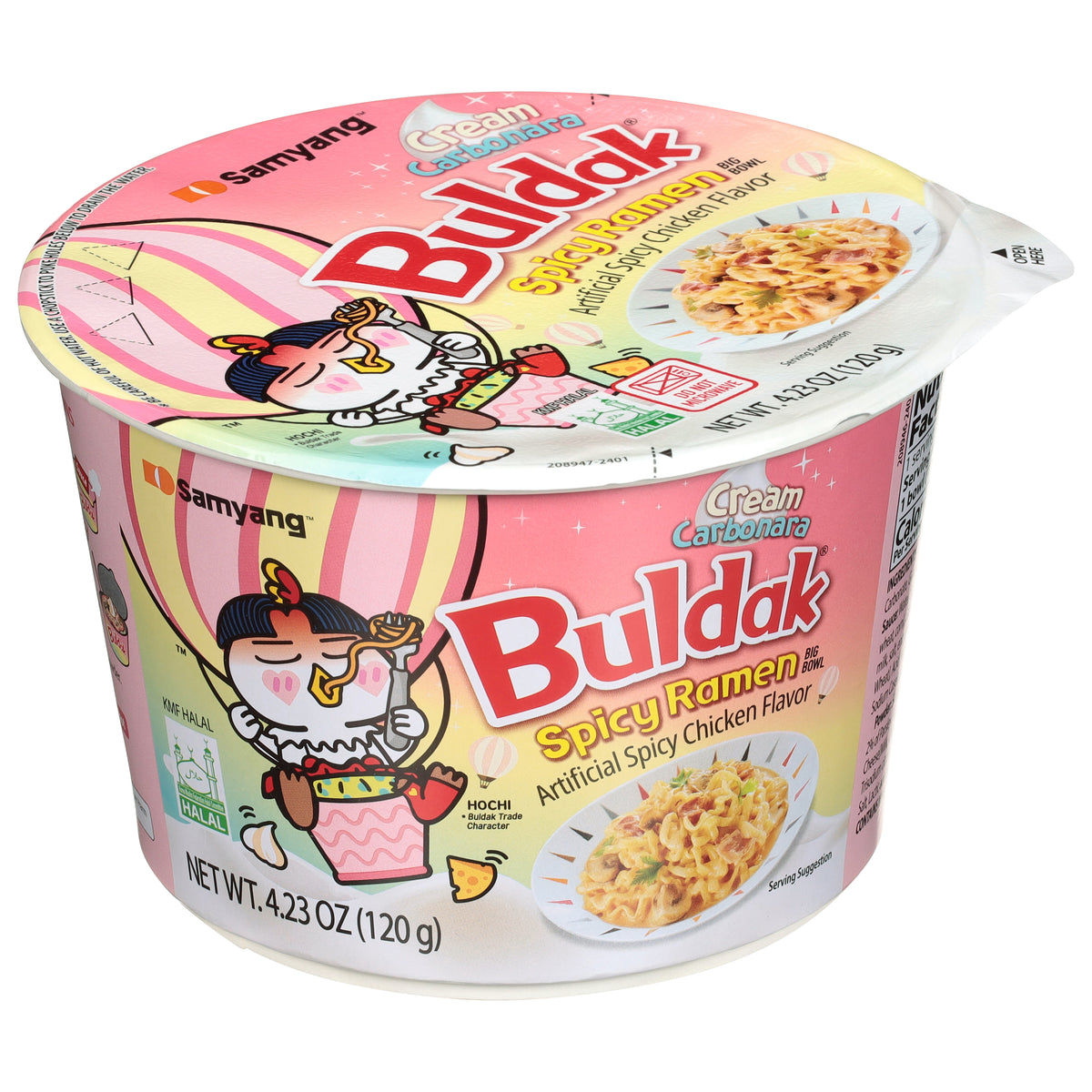 Samyang Buldak Spicy Cream Carbonara Ramen 4.23 oz