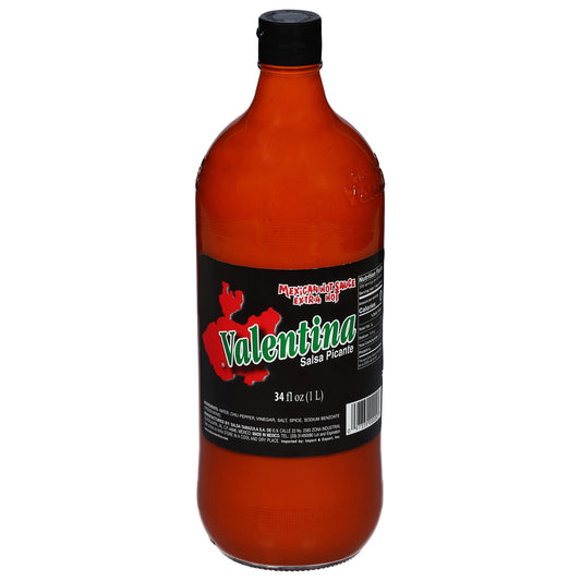 Salsa picante mexicana Valentina Extra Hot de 34 onzas líquidas