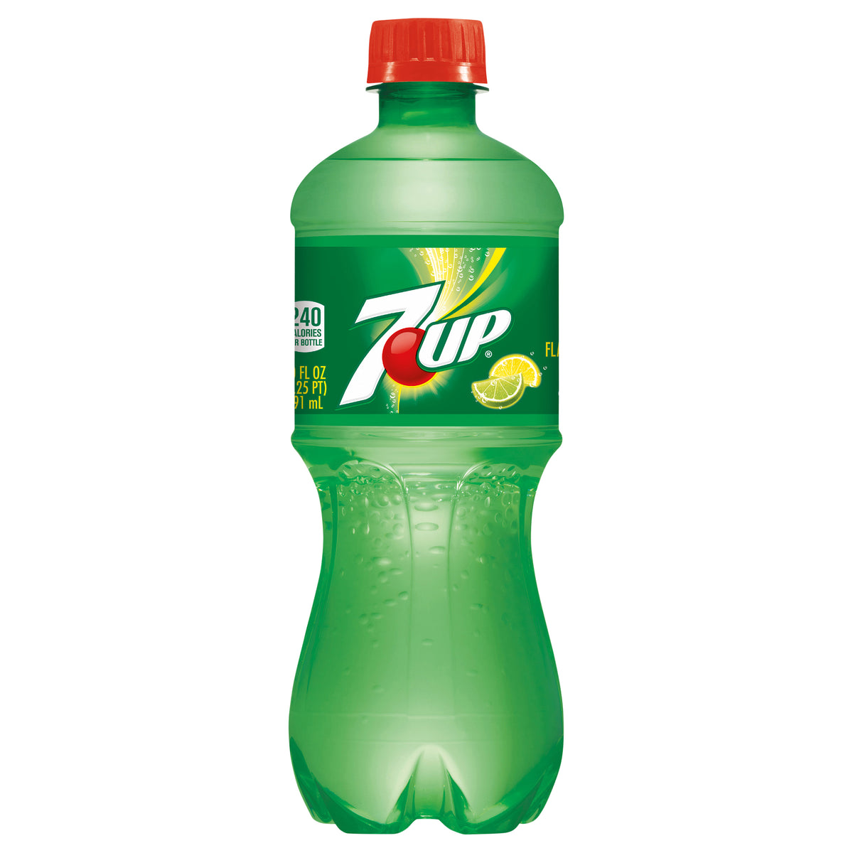 7UP Lemon Lime Soda, 20 fl oz bottle
