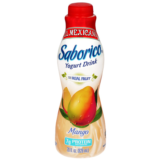 El Mexicano Saborico Bebida de Yogurt de Mango 28 fl oz