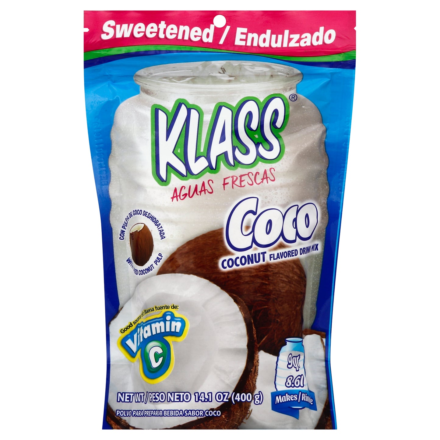 Mezcla para bebida Klass 400 g - Coco