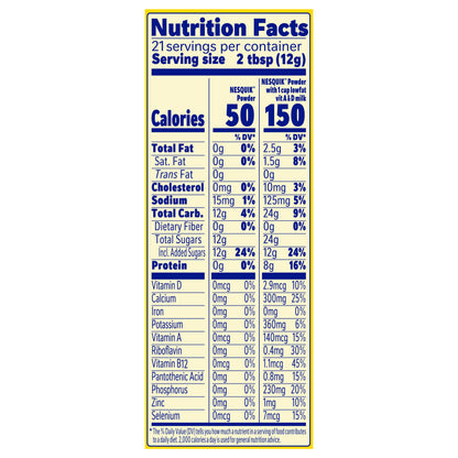 Nesquik Strawberry Milk Powder 9.38 oz