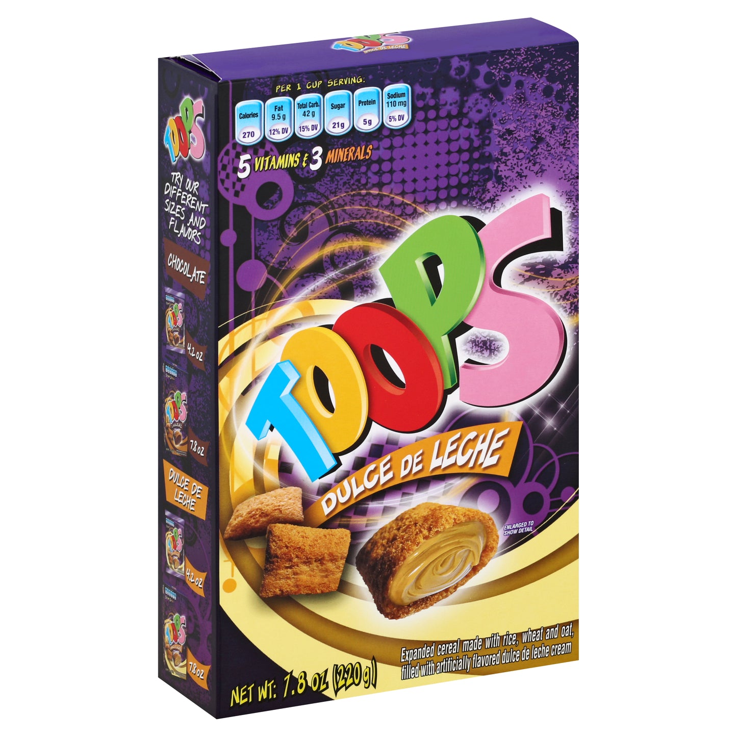 Toops Cereal Dulce de Leche 7.8 oz