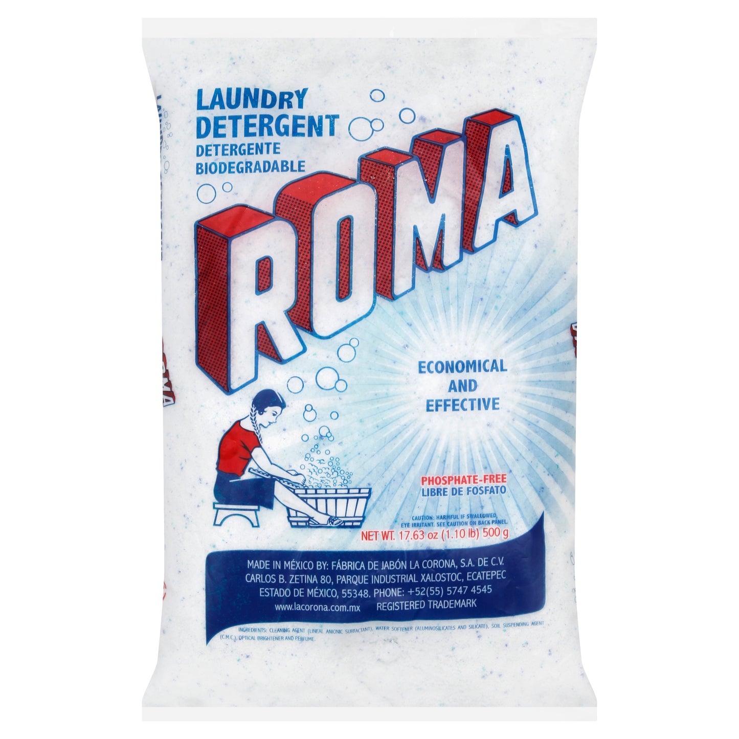 Detergente para ropa Roma de 500 g