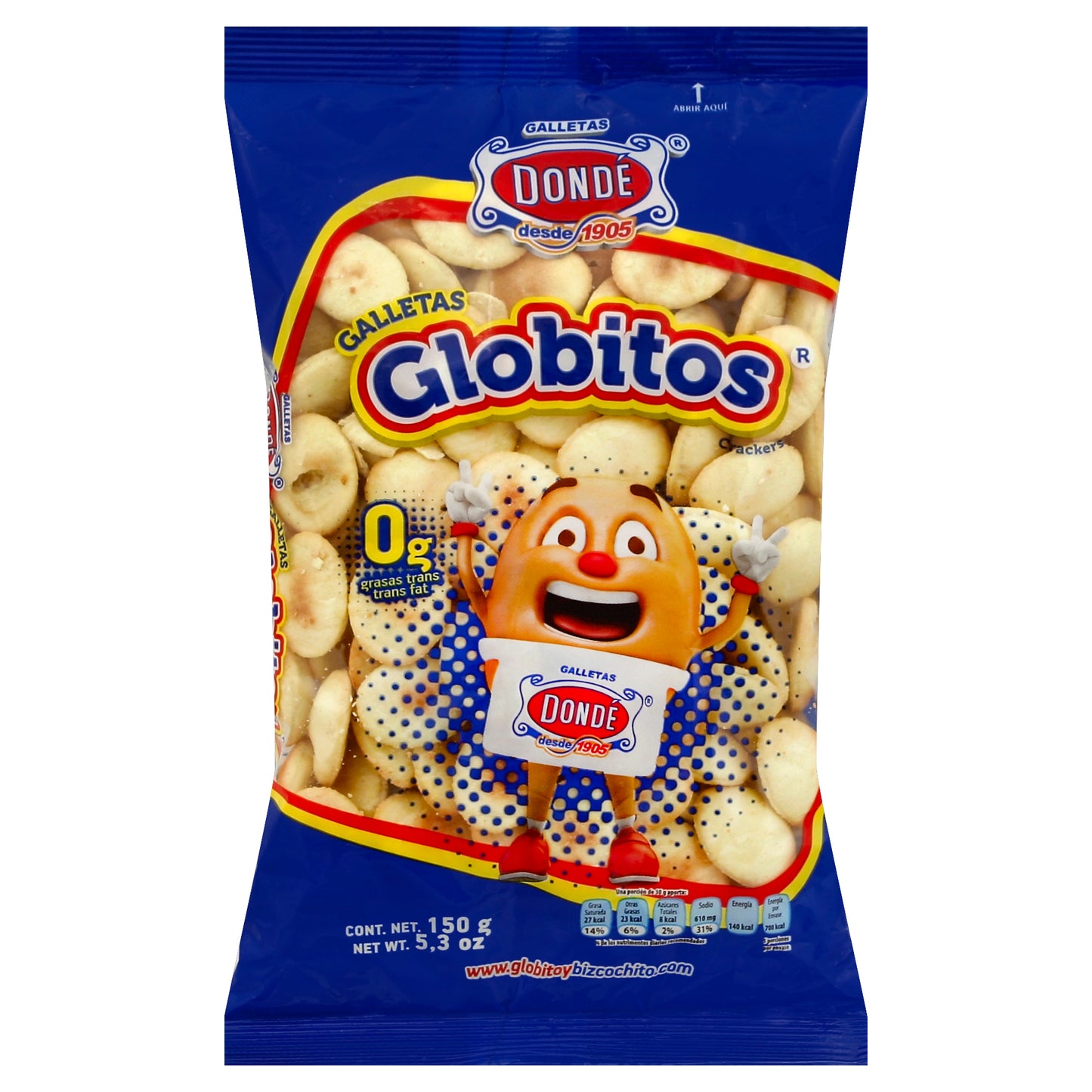 Galletas Donde 5.3 oz - Globitos