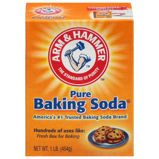 Caja de 1 lb de bicarbonato de sodio puro A&amp;H