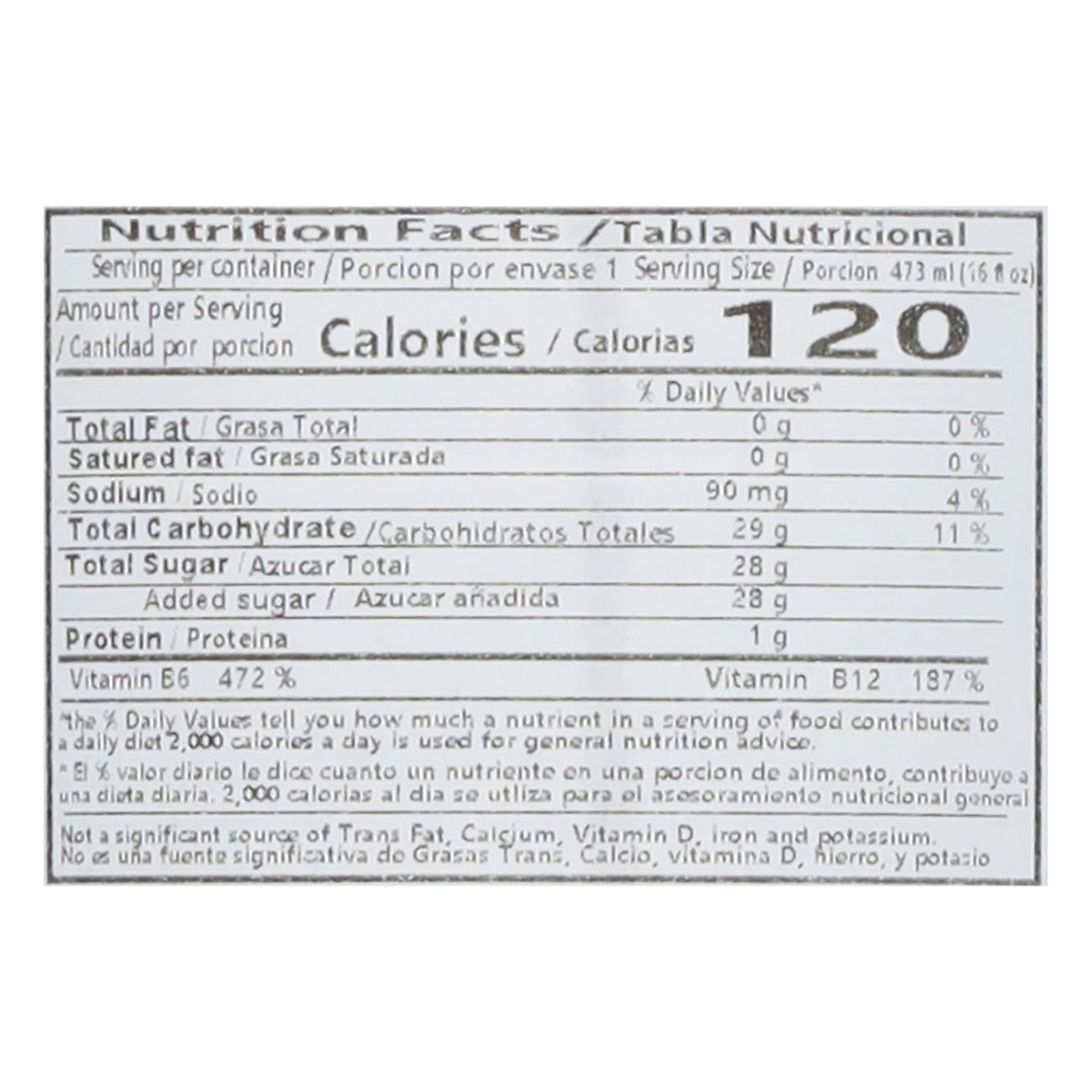 Adrenaline Rush Passion Fruit Energy Drink 16 fl oz