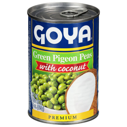 Guisantes verdes Goya con coco 15 oz