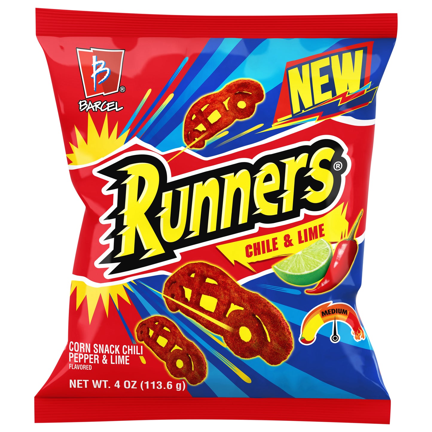 Barcel Runners Chile &amp; Lime Corn Snack 4 oz