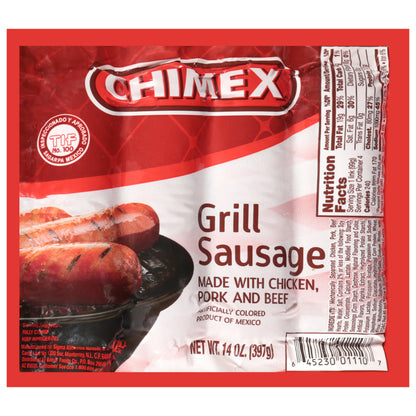 Salchicha Chimex para asar a la parrilla de 14 onzas