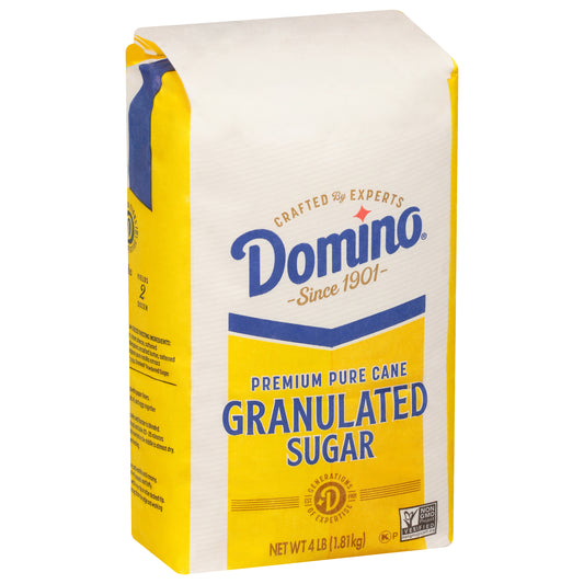 Azúcar granulada de caña pura Domino Premium 4 lb