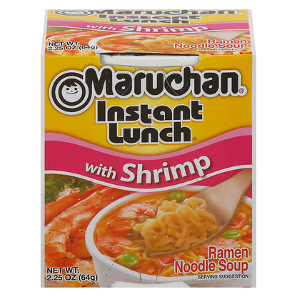 Sopa de fideos ramen instantáneos con camarones Maruchan de 64 g (2.25 oz)