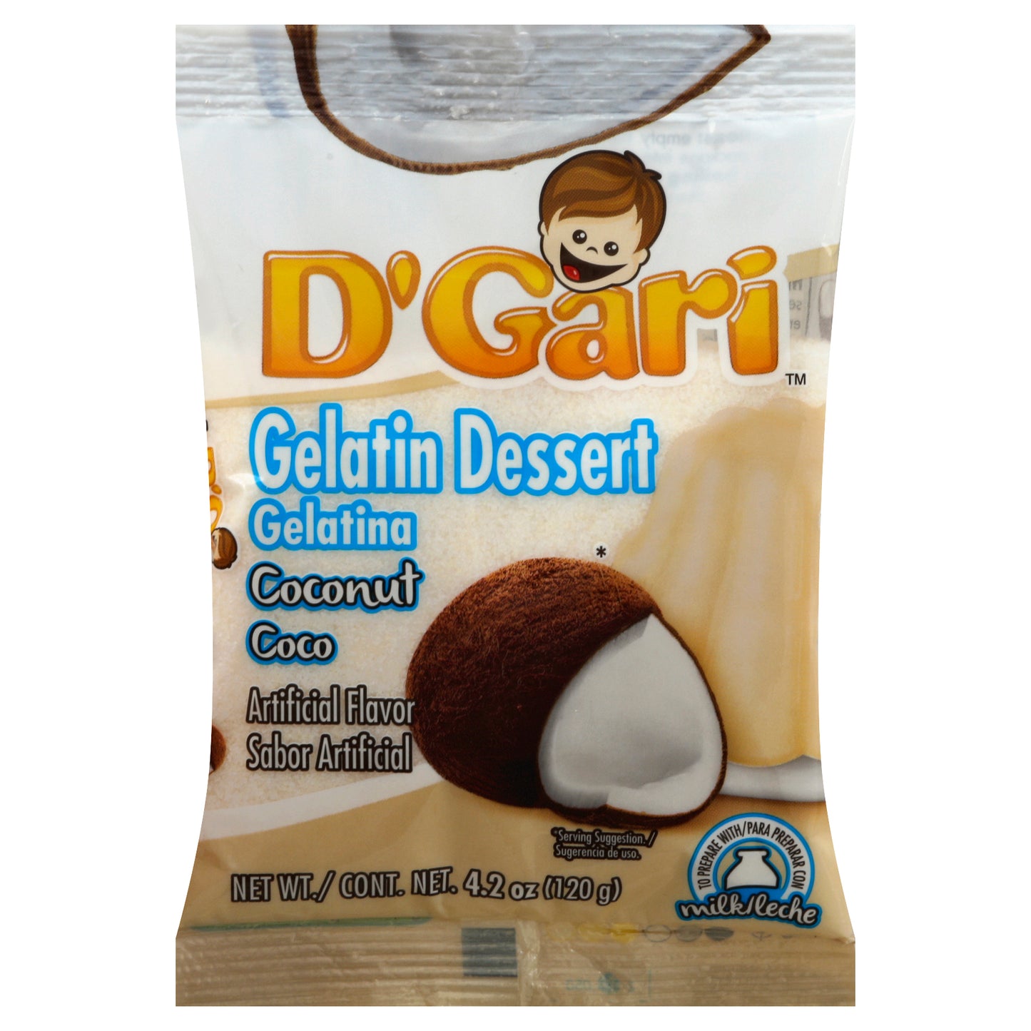 Postre de gelatina de coco D'Gari 119 g