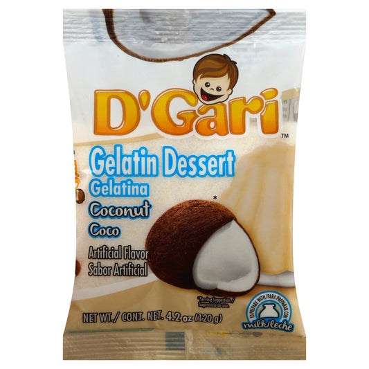 Postre de gelatina de coco D'Gari 119 g