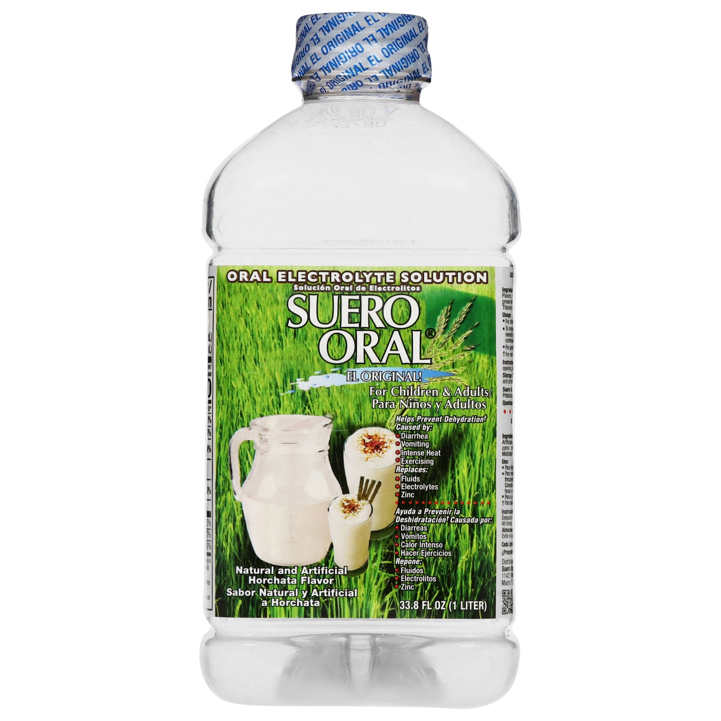 Suero Oral Horchata Flavor Oral Electrolyte Solution 33.8 fl oz