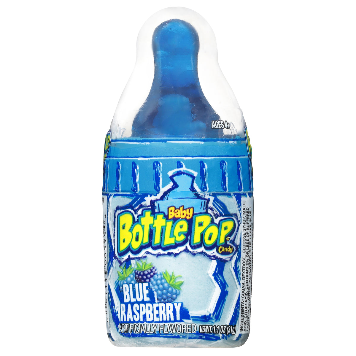 Baby Bottle Pop Blue Raspberry Candy 1.1 oz