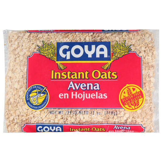 Goya Avena Avena Avena Instantánea 12 oz