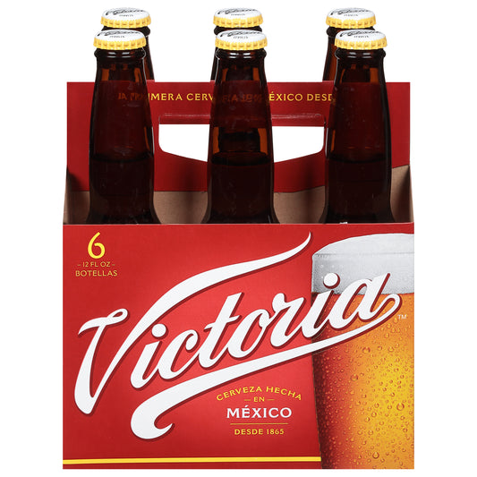 Cerveza Victoria, botellas de 6 a 12 onzas líquidas