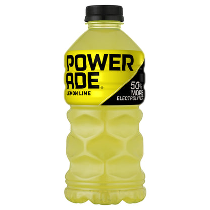 Botella de POWERADE sabor limón y lima, 28 onzas líquidas