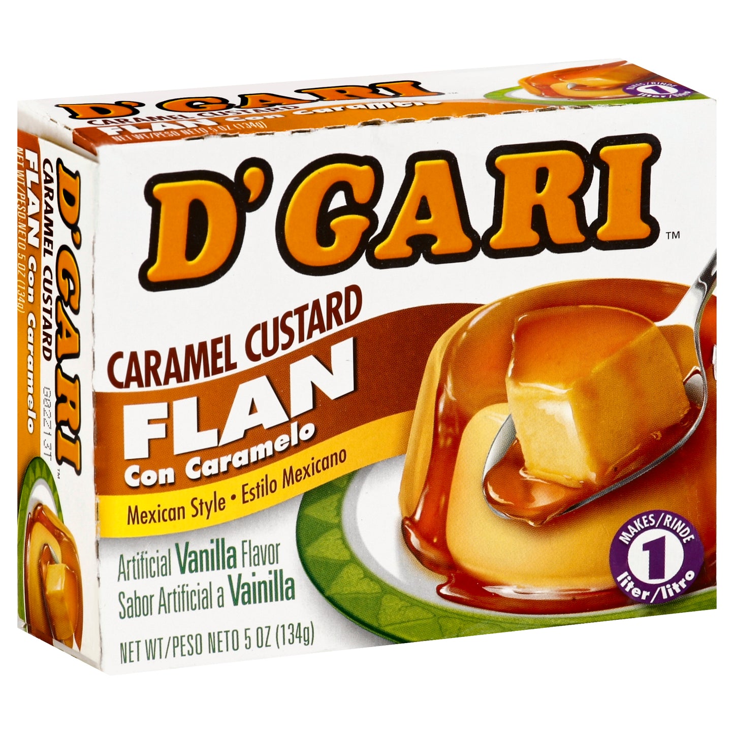 Flan D'Gari de 5 onzas