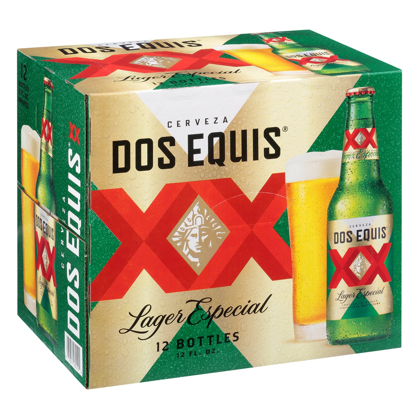 Dos Equis Lager Cerveza Especial 12 unidades - 12 Botellas