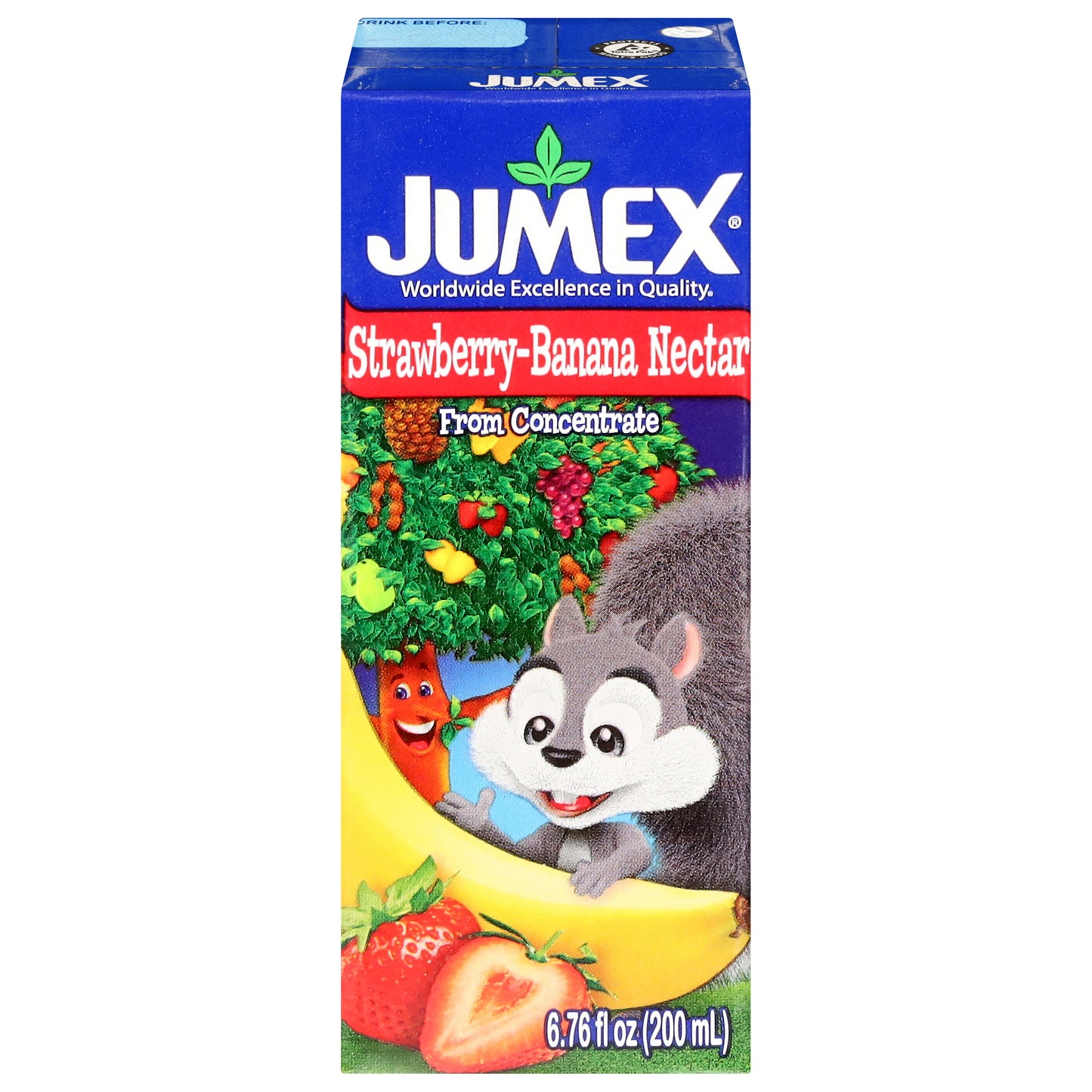 Néctar de fresa y plátano Jumex a partir de concentrado 6.76 fl oz