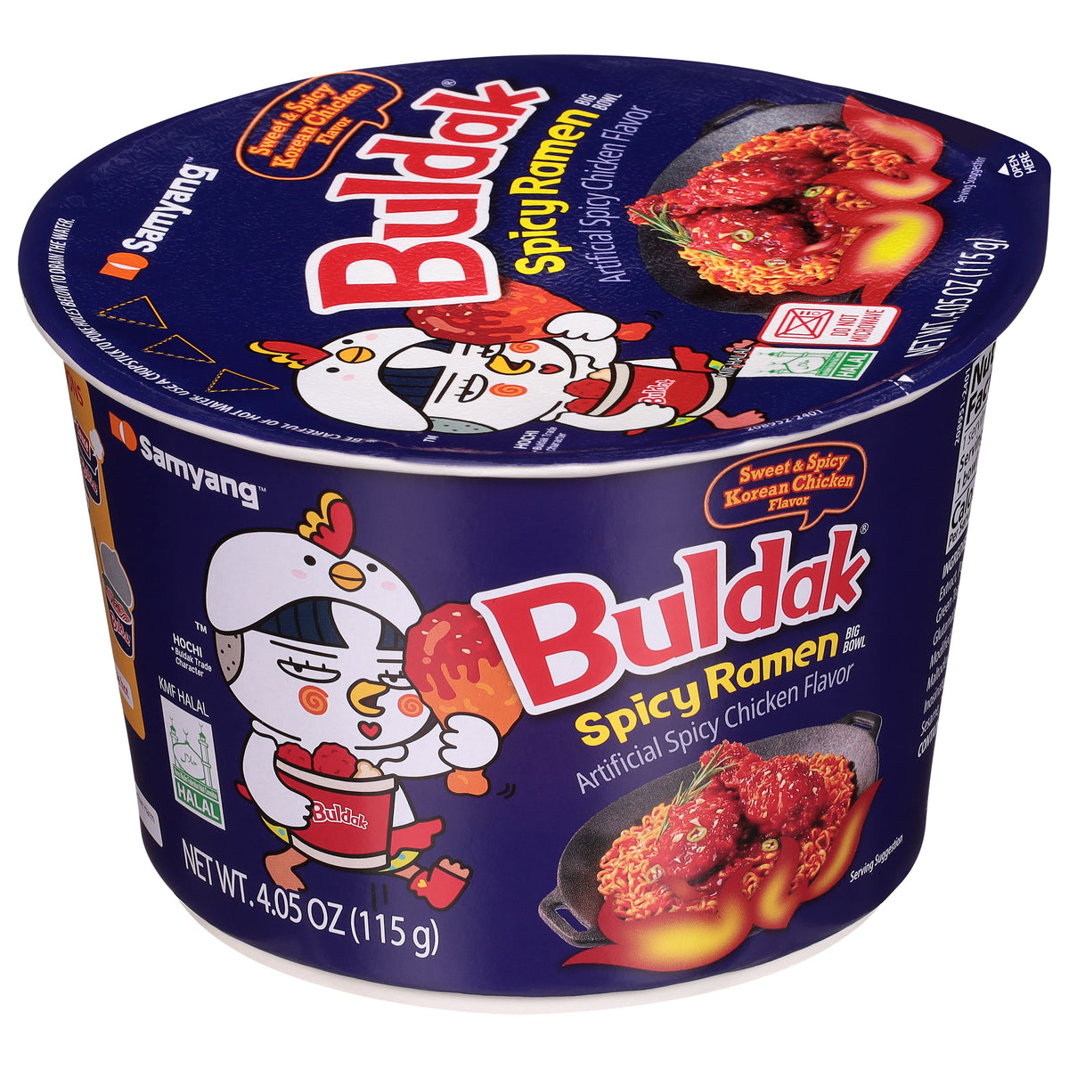 Samyang Buldak Spicy Sweet & Spicy Korean Chicken Flavor Ramen 4.05 oz