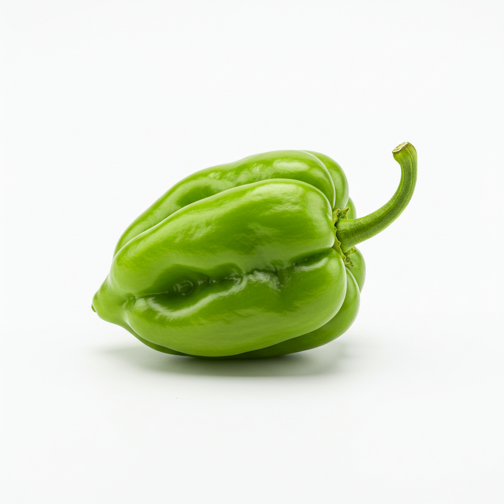 Pimiento habanero verde (chile habanero verde)