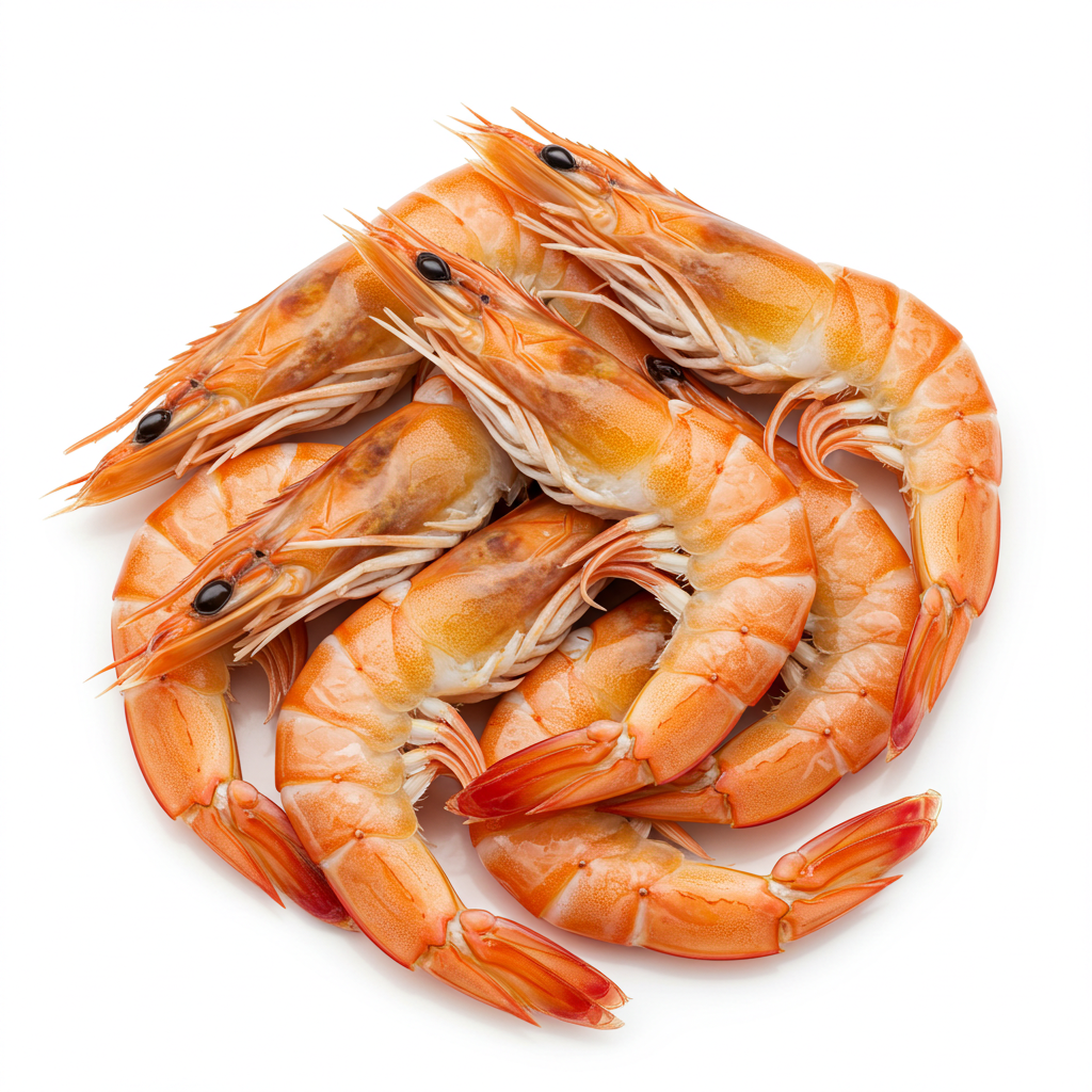 Camarones precocidos
